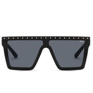 🆕 Quay Hindsight Black & Gold Shield Sunglasses